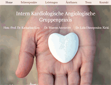 Tablet Screenshot of kiss-kardiologie.at